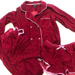 Velour pajama set